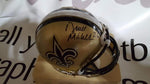 Autographed Mini Helmets Deuce McAllister Autographed Saints Mini Helmet