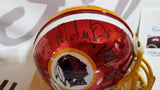 Autographed Mini Helmets Dexter Manley Autographed Chrome Limited Edition Washington Redskins Mini Helmet