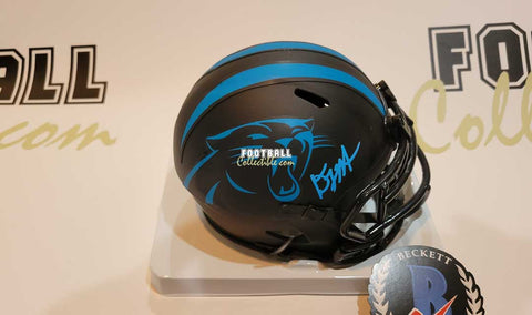 Autographed Mini Helmets DJ Moore Autographed Carolina Panthers Mini Helmet