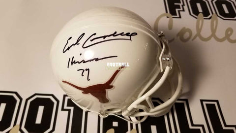 Autographed Mini Helmets Earl Campbell Autographed Texas Longhorns Mini Helmet