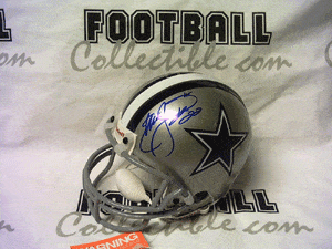 autographed emmitt smith helmet Emmitt Smith Autographed Mini Helmet – FootballCollectible.com