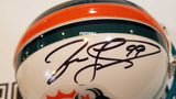 Autographed Mini Helmets Jason Taylor Autographed Miami Dolphins Mini Helmet