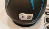 Autographed Mini Helmets Jaycee Horn Autographed Carolina Panthers Mini Helmet