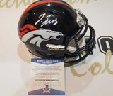 Autographed Mini Helmets Jerry Jeudy Autographed Denver Broncos Mini Helmet