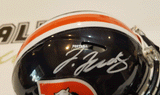 Autographed Mini Helmets Jerry Jeudy Autographed Throwback Denver Broncos Mini Helmet
