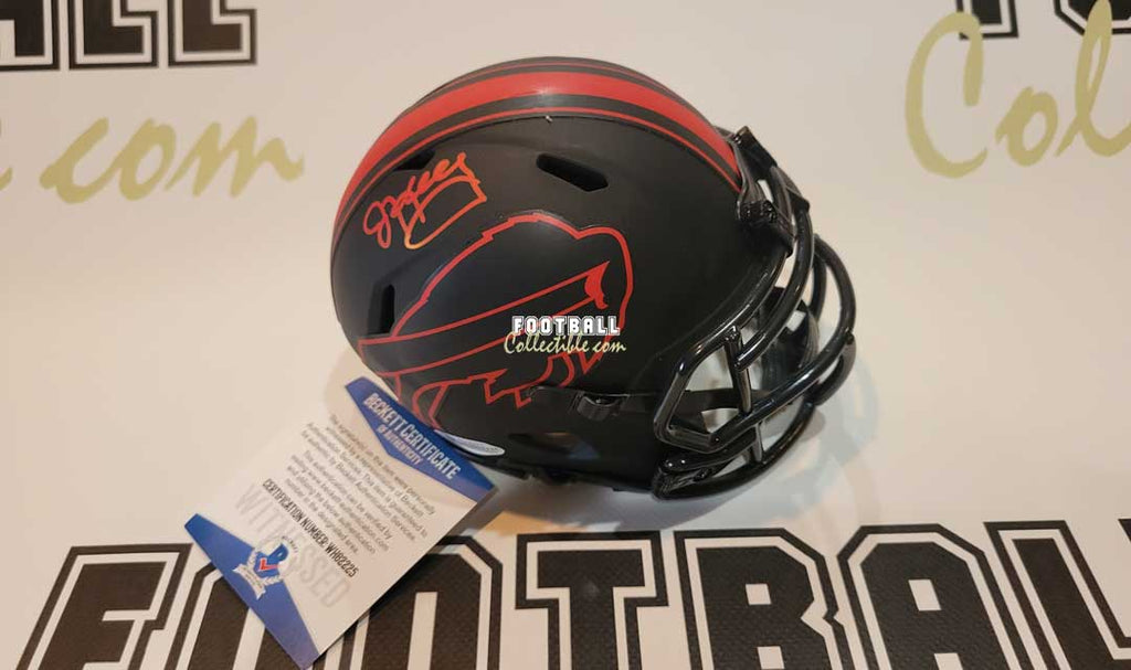 Jim Kelly Autographed Buffalo Bills Eclipse Mini Helmet