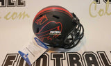 Autographed Mini Helmets Jim Kelly Autographed Buffalo Bills Eclipse Mini Helmet
