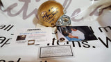 Autographed Mini Helmets Joe Theismann Autographed Notre Dame Mini Helmet