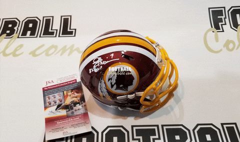 Autographed Mini Helmets Joe Theismann Autographed Washington Redskins Mini Helmet