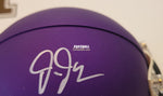 Autographed Mini Helmets Justin Jefferson Autographed Minnesota Vikings Mini Helmet