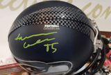 Autographed Mini Helmets L.J. Collier Autographed Seattle Seahawks Mini Helmet