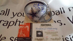 Autographed Mini Helmets Larry Brown Autographed Cowboys Mini Helmet