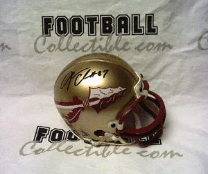 Autographed Mini Helmets Laveraneus Coles Autographed Florida Mini Helmet