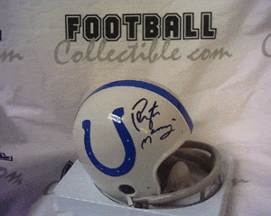 Autographed Mini Helmets Peyton Manning Autographed Mini Helmet
