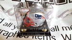 Autographed Mini Helmets Randy Moss Autographed New England Patriots Mini Helmet and Personalized Case