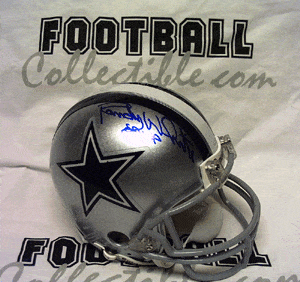 Autographed Mini Helmets Randy White Autographed Cowboys Mini Helmet