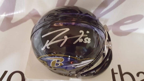 Autographed Mini Helmets Ray Lewis Autographed Baltimore Ravens Mini Helmet