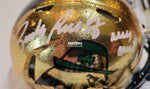 Autographed Mini Helmets Rudy Ruettiger Autographed Notre Dame Chrome Speed Mini Helmet