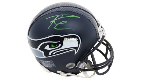 Autographed Mini Helmets Russell Wilson Autographed Seattle Seahawks Mini Helmet