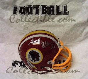 Terry Allen Autographed Washington Redskins Mini Helmet
