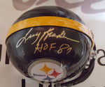 Autographed Mini Helmets Terry Bradshaw Autographed Pittsburgh Steelers Mini Helmet