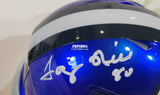 Autographed Mini Helmets Tony Hill Autographed Dallas Cowboys Flash Mini Helmet