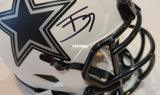 Autographed Mini Helmets Trevon Diggs Autographed Eclipse Dallas Cowboys Lunar Eclipse Mini Helmet
