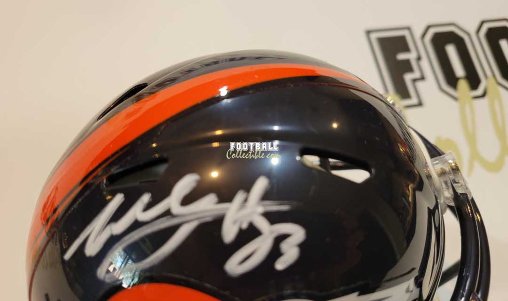 Willis McGahee Signed Broncos Speed Mini Helmet (JSA buy COA)