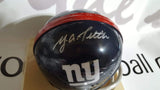 Autographed Mini Helmets Y. A. Tittle Autographed Giants Mini Helmet