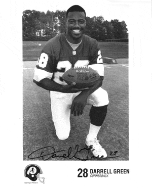 Autographed Photographs Darrell Green Autographed 8x10 Glossy