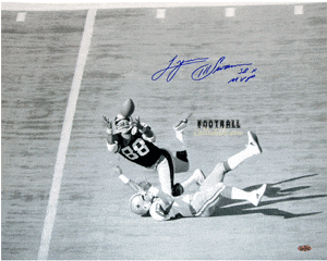 Autographed Photographs Lynn Swann Autographed Super Bowl X 16x20 Photograph