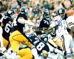 Autographed Photographs Steel Curtain Autographed Four Signatures Color Action 8x10 Photograph