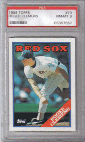 Baseball Cards Roger Clemens 1988 Topps PSA Baseball Card