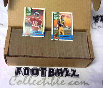 Football Cards 1990 Topps Complete Football Set