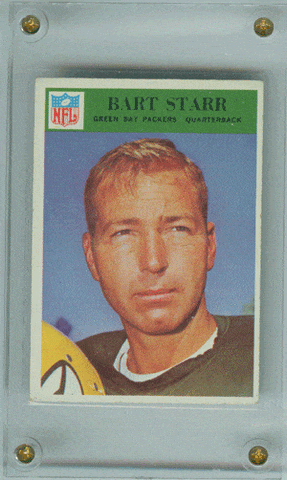 Football Cards Bart Starr 1966 Philadelphia Card