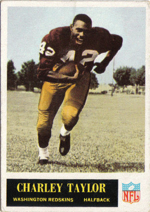 Football Cards Charley Taylor 1965 Philadelphia Rookie Card