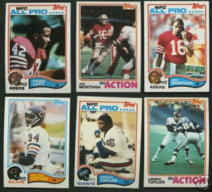 Football Cards Complete Set of 1982 Topps Football Cards