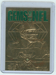 Football Cards Dan Marino 1997 23K Gold Gems of the NFL
