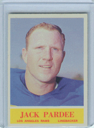 Football Cards Jack Pardee 1964 Philadelphia Card