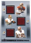 Football Cards, Jersey Bailey, Davis, & McCants Game-Used Jersey Card