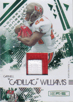 Football Cards, Jersey Carnell Cadillac Williams Game-Used Jersey Card