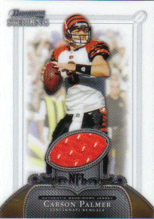 Football Cards, Jersey Carson Palmer Game-Used Jersey Football Card