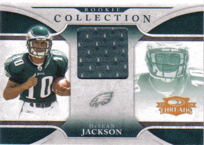 Football Cards, Jersey DeSean Jackson Game Used Jersey Football Card