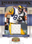 Football Cards, Jersey Jack Youngblood Game-Used Jersey Football Card