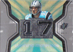 Football Cards, Jersey Jake Delhomme Game-Used Jersey Football Card