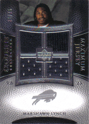 Football Cards, Jersey Marshawn Lynch Game-Used Jersey Football Card
