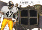 Football Cards, Jersey Mel Blount Game-Used Quad Jersey Football Card