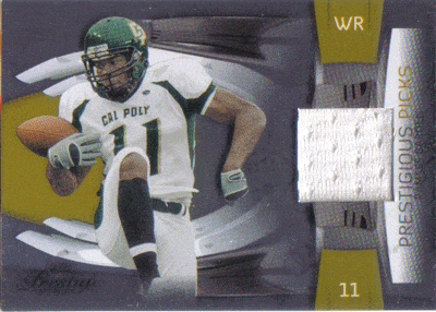 Football Cards, Jersey Ramses Barden Game-Used Jersey Football Card