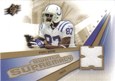 Reggie Wayne Football Jersey Card –