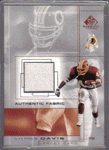 Football Cards, Jersey Stephen Davis Game-Used Jersey Football Card